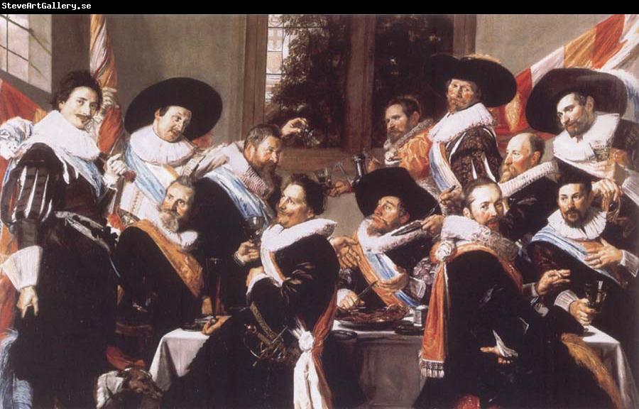 Frans Hals Banquet of the Officers of the Civic Guard of St Adrian